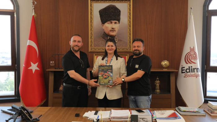 ‘EDİRNE ULAK KIRKPINAR DERGİSİ’ ŞEHR-İ EMİNİN ELLERİNDE